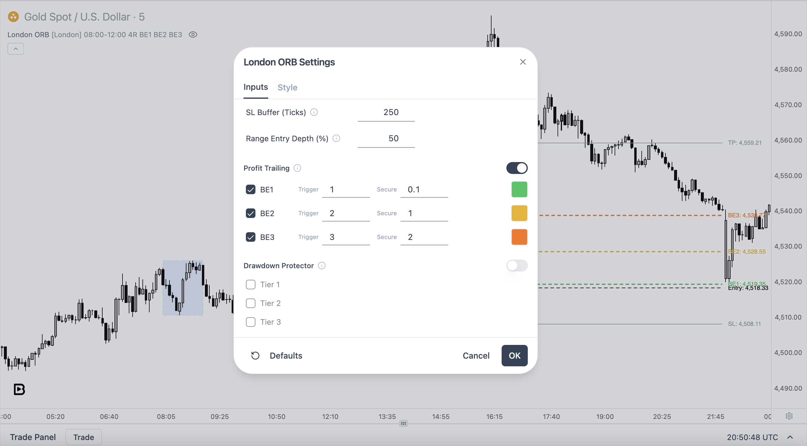 Profit Trailing